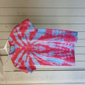 Spider-hippy Tie-dye T-Shirt Small Unisex Summer Fashon New